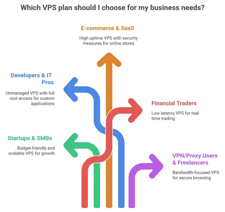Choose the Right VPS Plan guide infographic
