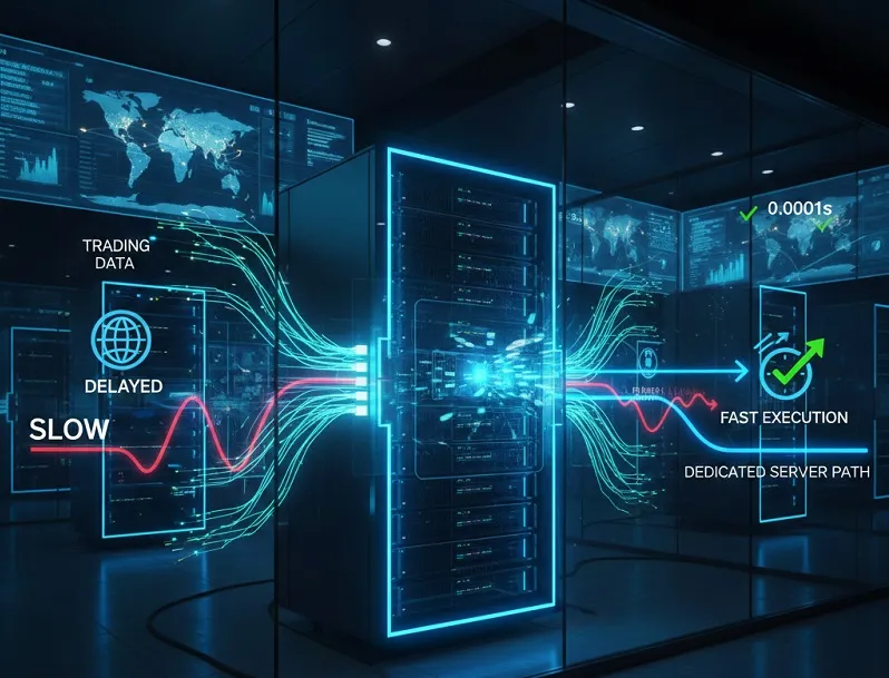 The forex dedicated servers Advantage infographic